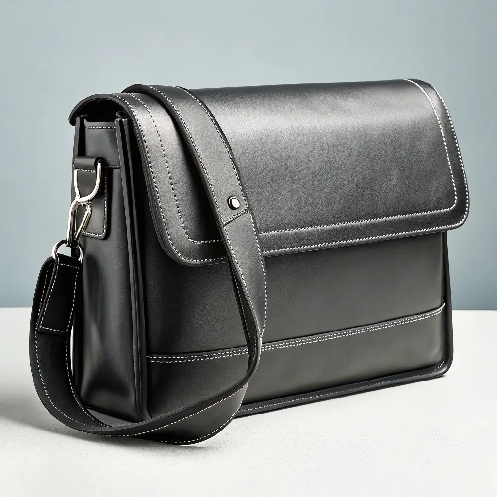 Leather Messenger Bag