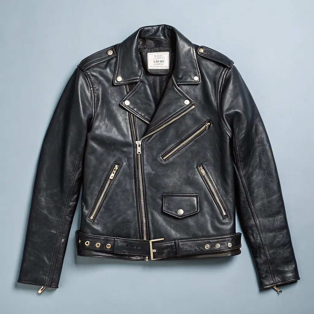 Classic Leather Biker Jacket