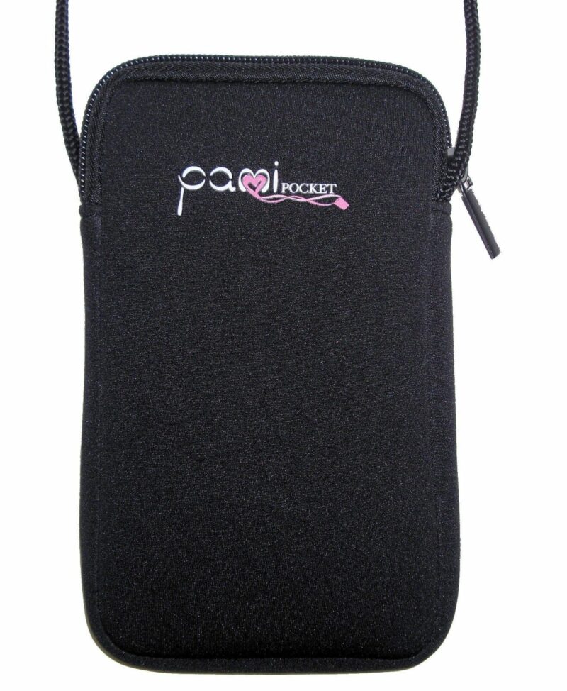 Ladies Biker Cell Phone Credit Card Case Lady Rider Embroidered Patch Design - Image 3