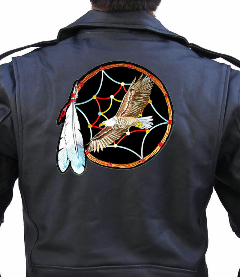 Eagle, Feathers Native Indian Dream Catcher Patch FREE SHIP - Image 2