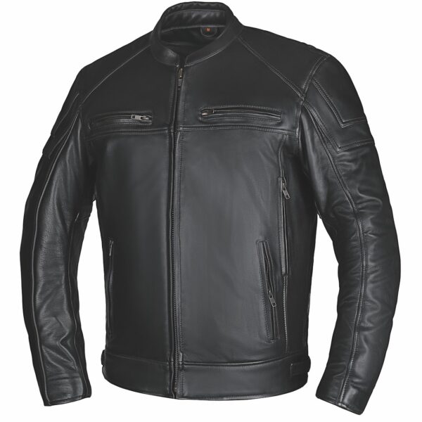 Ace - Mens Ultra Leather Jacket - Black