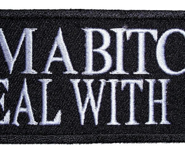 I'm A Bitch Deal With It Lady Biker Embroidered Patch