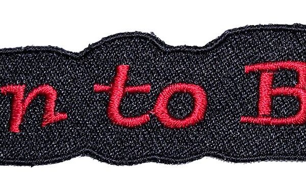 Born To Bitch Lady Rider Embroidered Biker Patch