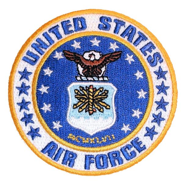 United States Air Force Military Patriotic Biker Patch