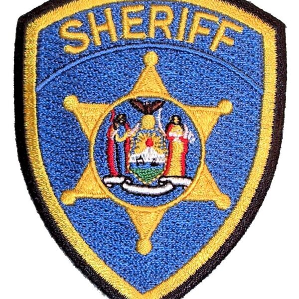 Men's Sheriff Badge Law Enforcement Biker Patch