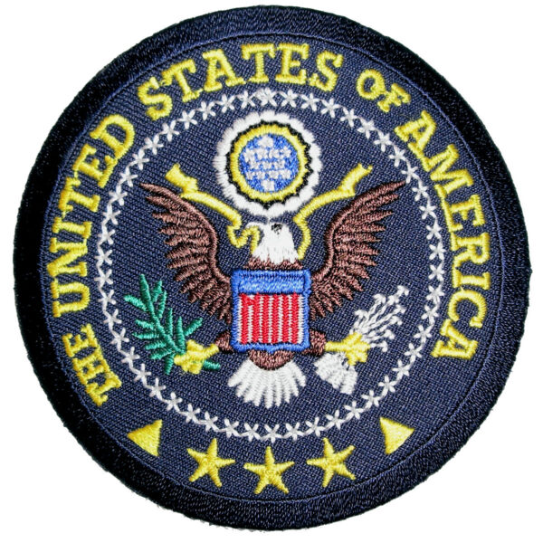 Patriotic United States Of America Seal Biker Patch