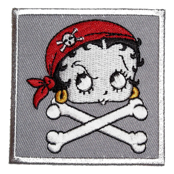 Betty Boop As Sexy Pirate Embroidered Biker Patch