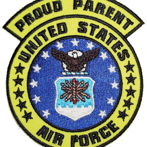 Patriotic Proud Parent US Air Force Biker Patch