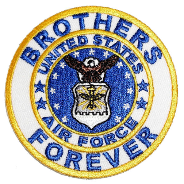 Patriotic Brothers Forever US Air Force Biker Patch