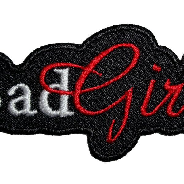 Bad Girl Lady Rider Embroidered Lady Biker Patch