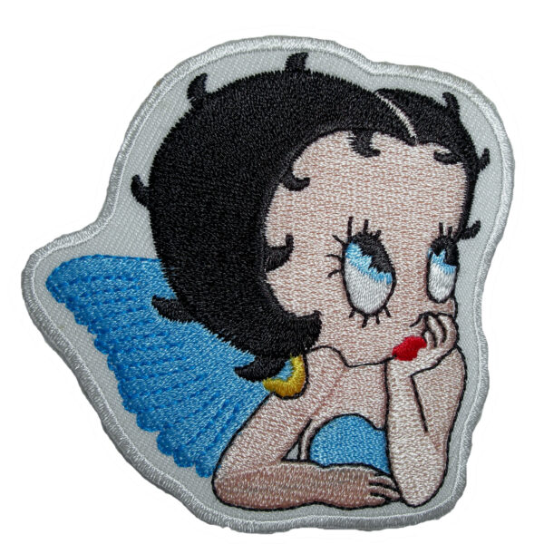 Betty Boop As Sexy Angel Embroidered Lady Biker Patch