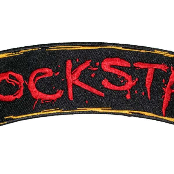 Sexy Rockstar Embroidered Lady Biker Rocker Patch