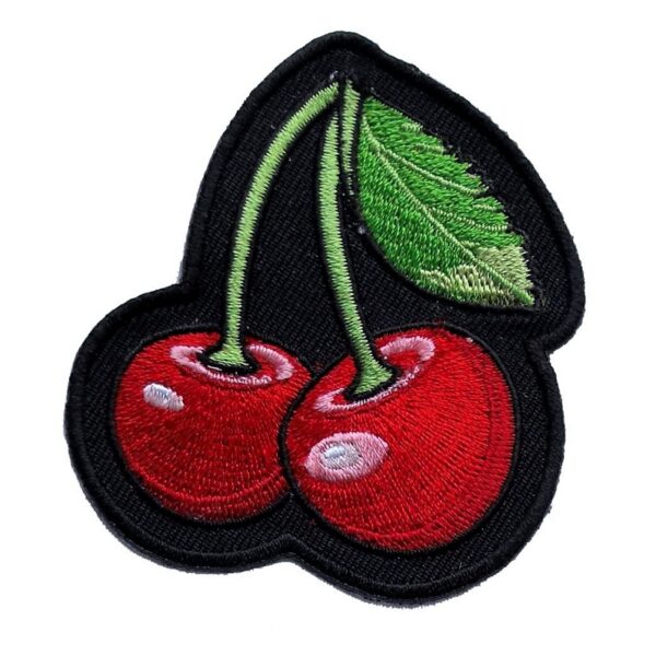 Sexy Cherries Lady Rider Embroidered Biker Patch