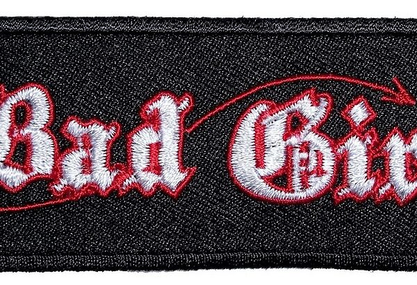 Bad Girl With Tail Lady Rider Embroidered Biker Patch