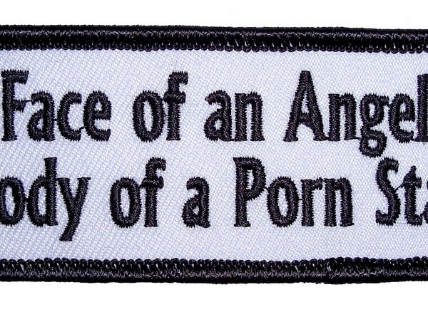 Face Of An Angel Body Of Lady Rider Embroidered Biker Patch Small