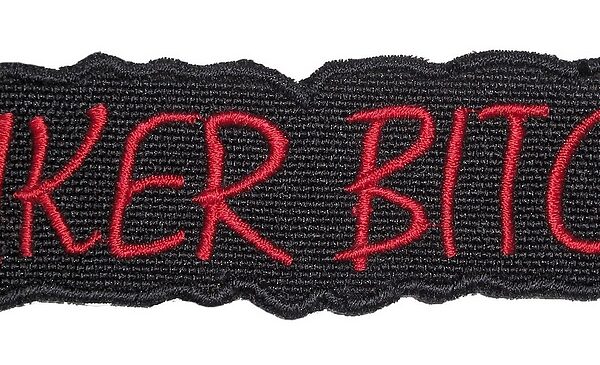 Biker Bitch Lady Rider Patch
