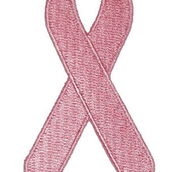 Pink Ribbon Lady Rider Biker Patch