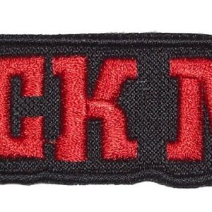 Red Lick Me Lady Biker Patch