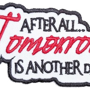 Tomorrow Is Another Day Lady Rider Embroidered Biker Patch Small