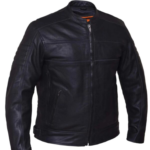 Pioneer - Mens Premium Leather Jacket - Black