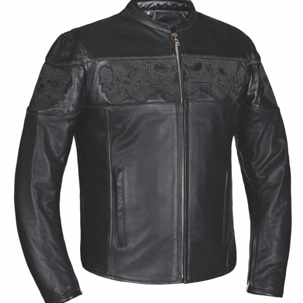 Phantom - Mens Premium Leather Jacket - Black