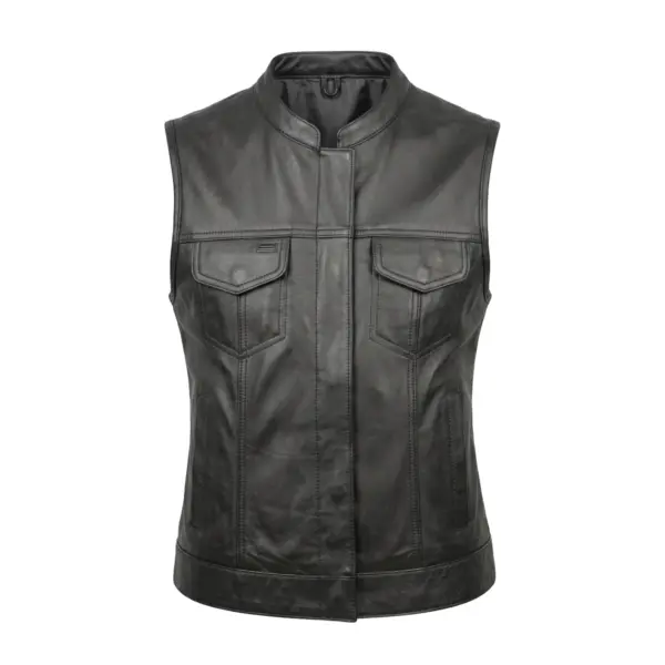 Lynda - Ladies SOA Style Club Vest - Black