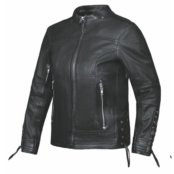 Sandy - Ladies Ultra Leather Jacket - Black